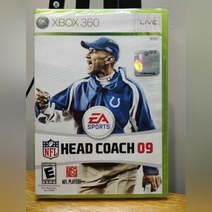 NFL Head Coach 09  Microsoft XBOX 360, 2008  New Factory Sealed